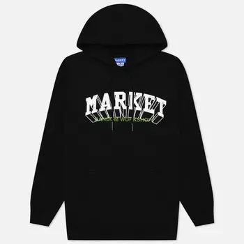 Мужская толстовка MARKET Super Market Hoodie, цвет чёрный, размер XXL