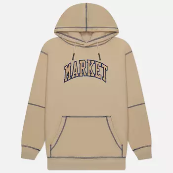 Мужская толстовка MARKET Triple Stitch Hoodie, цвет бежевый, размер XXL