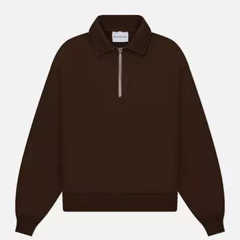 Мужская толстовка MKI Miyuki-Zoku 800 GSM Superweight Polo, цвет коричневый, размер XXL