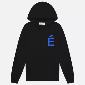 Мужская толстовка Etudes Loose Hoodie Big E Blue, цвет чёрный, размер L