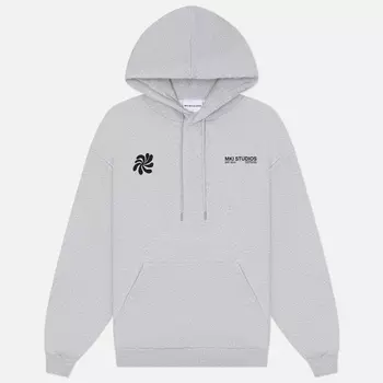 Мужская толстовка MKI Miyuki-Zoku Abstract Hoodie, цвет серый, размер S