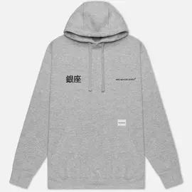 Мужская толстовка MKI Miyuki-Zoku Ginza Hoody, цвет серый, размер XXL