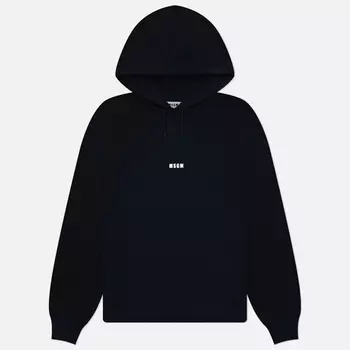 Мужская толстовка MSGM Micrologo Print MSGM, цвет чёрный, размер S