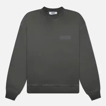 Мужская толстовка MSGM Never Look Back Reflective Print, цвет серый, размер L
