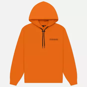 Мужская толстовка Napapijri Albula Hoodie, цвет оранжевый, размер S