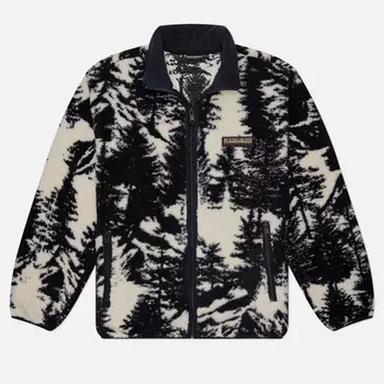 Мужская толстовка Napapijri Argient Full-Zip Fleece, цвет чёрный, размер M