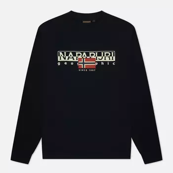 Мужская толстовка Napapijri Aylmer Crew Neck Regular Fit, цвет чёрный, размер XXL