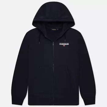 Мужская толстовка Napapijri B-Ice Full Zip Hoodie 2, цвет чёрный, размер M