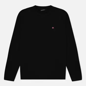 Мужская толстовка Napapijri Balis Crew Neck, цвет чёрный, размер S
