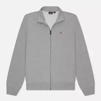 Мужская толстовка Napapijri Balis Full Zip, цвет серый, размер XXL