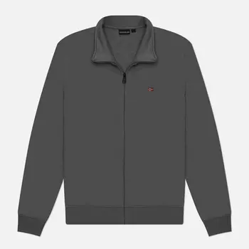 Мужская толстовка Napapijri Balis Full-Zip Summer, цвет серый, размер XXL