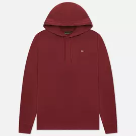 Мужская толстовка Napapijri Balis Hoodie, цвет бордовый, размер XXL