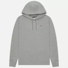 Мужская толстовка Napapijri Balis Hoodie, цвет серый, размер L