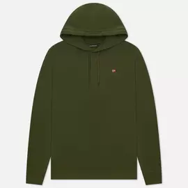 Мужская толстовка Napapijri Balis Hoodie, цвет зелёный, размер M