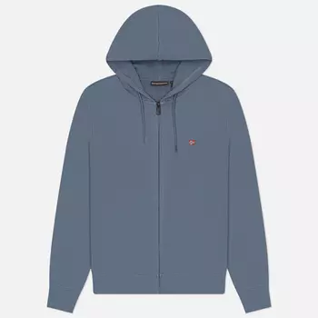 Мужская толстовка Napapijri Balis Summer Full-Zip Hoodie, цвет серый, размер L
