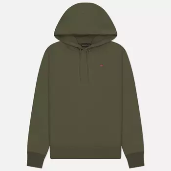 Мужская толстовка Napapijri Balis Summer Hoodie, цвет оливковый, размер XXL