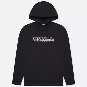 Мужская толстовка Napapijri Berber Hoodie, цвет чёрный, размер M