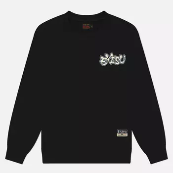 Мужская толстовка Evisu Heritage Ninja Daruma Printed Daicock, цвет чёрный, размер S