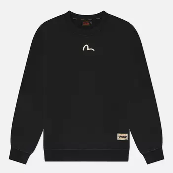 Мужская толстовка Evisu Heritage Print Multi-Pocket Washed, цвет чёрный, размер XL