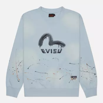 Мужская толстовка Evisu Heritage Seagull Embroidery, цвет голубой, размер M