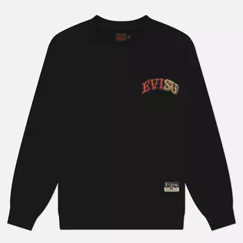 Мужская толстовка Evisu Heritage Tanuki Fortune Cat Embroidery, цвет чёрный, размер XXL