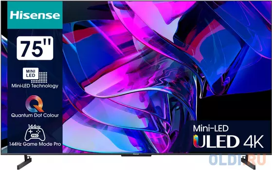 Телевизор Hisense 75U7KQ 75" Mini LED 4K Ultra HD