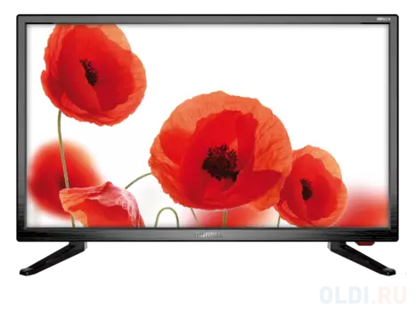 Телевизор LED 23,6" TELEFUNKEN TF-LED24S37T2 черный, HD Ready 1366 x 768, DVB-C, DVB-T2, DVB-T