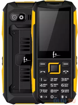 Телефон F+ PR240 черный желтый