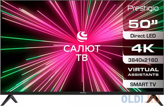 Телевизор Prestigio PTV50SS07X_CIS_BK 50" 4K Ultra HD