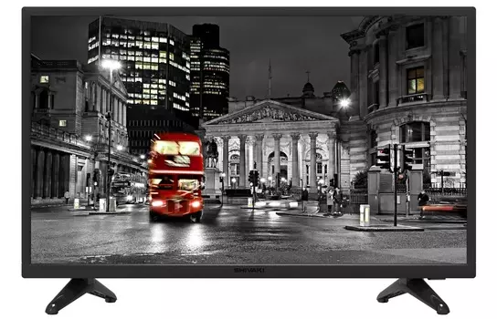 Телевизор SHIVAKI STV-28LED21 LED 28" Black, 16:9, 1366х768, 3000:1, 200 кд/м2, USB, HDMI, VGA, AV, DVB-T, T2, C
