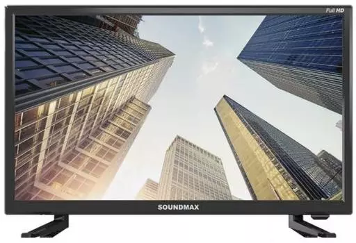 Телевизор Soundmax SM-LED22M03 LED 22" Black, 16:9, 1920x1080, 4000:1, 240 кд/м2, USB, HDMI, VGA, AV, DVB-T, T2, C