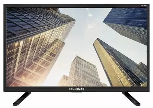Телевизор Soundmax SM-LED22M06 LED 22" Black, 16:9, 1920x1080, 4000:1, 200 кд/м2, USB, HDMI, AV, DVB-T, T2, C