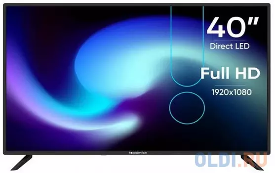 Телевизор TopDevice TDTV40BN02F_BK 40" LED Full HD