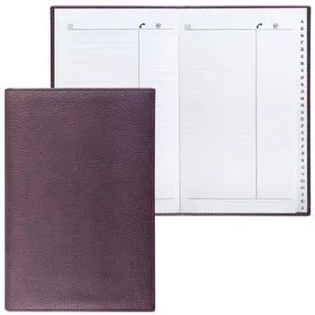 Телефонная книга BRAUBERG "Favorite" A5 96 листов 123502