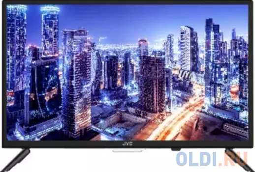Телевизор 24" JVC LT-24M585 черный 1366x768 60 Гц Smart TV Wi-Fi 3 х HDMI 2 х USB RJ-45 CI
