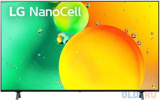 Телевизор 55" LG 55NANO756QA черный 3840x2160 60 Гц Wi-Fi Smart TV 3 х HDMI 2 х USB RJ-45 Bluetooth