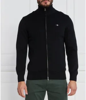 Кофта мужская Gant на молнии, черный