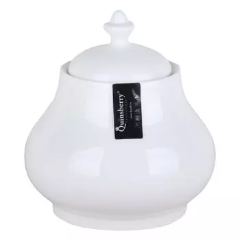 сахарница QUINSBERRY Barista 400мл фарфор круглая