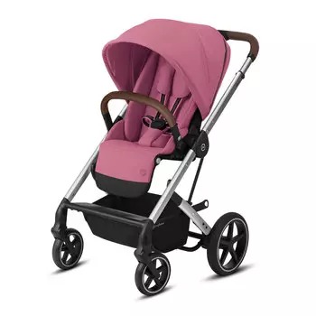 Прогулочная коляска Balios S Lux SLV Magnolia Pink с дождевиком CYBEX