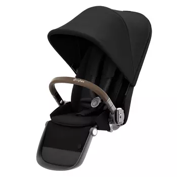 Прогулочный блок Gazelle S TPE Deep Black с дождевиком CYBEX