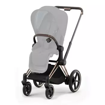 Рама для коляски Cybex E-Priam IV c каркасом прогулочного блока Rosegold