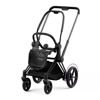 Рама E-Priam IV c каркасом прогулочного блока Matt Black CYBEX