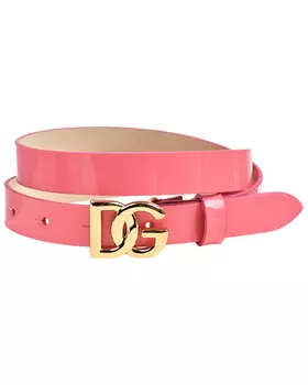 Ремень с фигурной пряжкой, розовый Dolce&Gabbana