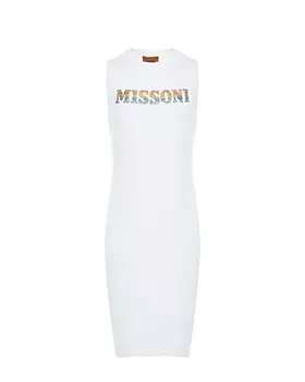 Платье с лого из стразов Missoni