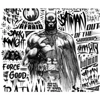 Скетчбук Эксмо Batman, 96 страниц, 24 х 20 см