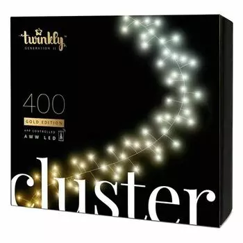 Смарт гирлянда Twinkly Cluster, AWW 400, теплый свет Gen II