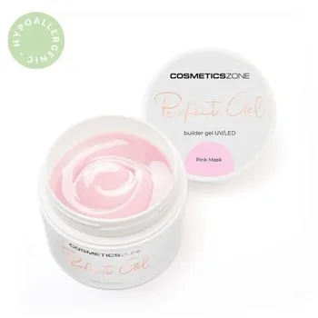 Гель для наращивания ногтей Молочно-розовый UV LED - Pink Mask 50мл, Cosmetics Zone