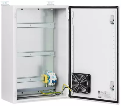Шкаф NSGate NSB-3860 B386H0F0 380x600x210 комплект [1] с вентилятором, без нагревателя и оптического кросса