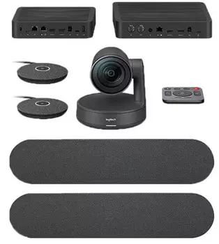 Система для видеоконференций Logitech Rally 960-001237 camera Ultra-HD, динамики 27дБ, микрофон от 90 до 16000 Гц