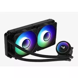 Система охлаждения жидкостная AeroCool Mirage L240 BK 4710562755992 LGA2066/2011/1200/115x/775/AM4/AM3+/AM3/AM2+/AM2/FM2/FM1 (Al+Cu, 2*120mm, 600-1800